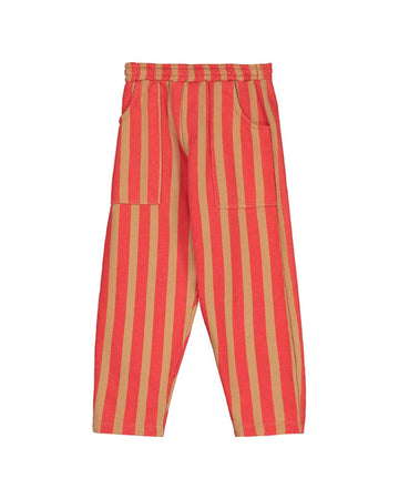 [본못] 플리스 트라우저 버티컬 스트라이프 우드 AW24-TR05-WOO [OL]