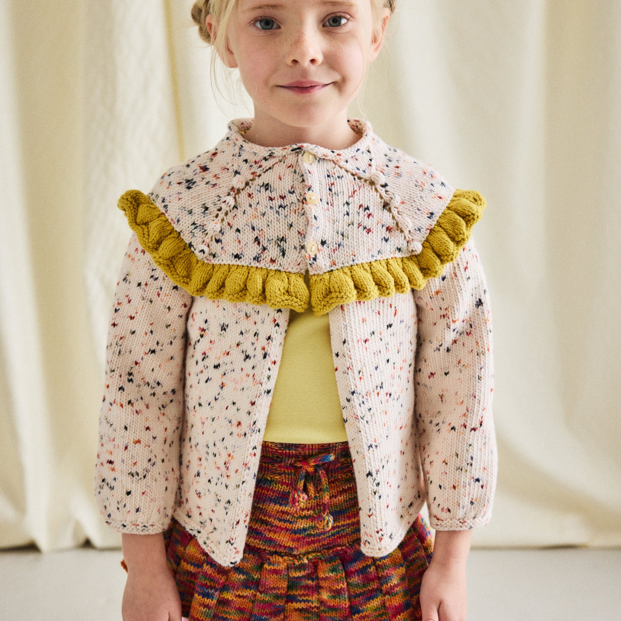 Ruffle Cardigan