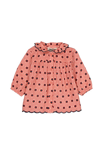 [헬로시모네] 베이비 미카도 블라우스 아네트 로즈 AW24-MIKBBAN
